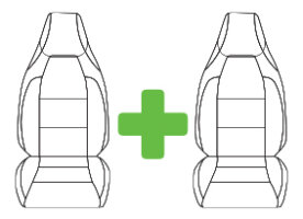Fahrer & Beifahrer Set (1+1)