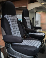 Wohnmobil Schonbezüge in Schwarz/Grau ({MODELL})